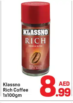 Day To Day KLASSNO Coffee offer