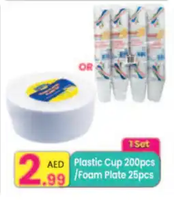 Everyday Center Plastic Cup Foam Plate offer