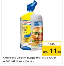 Nesto AMERICANA Chicken Burger offer