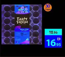 Ajman Market Farmfresh medium white eggs offer