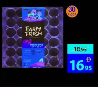 Ajman Market Farmfresh medium white eggs offer