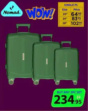 Ajman Market Nomad PP luggage offer