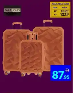 Ajman Market Para john 8 wheel luggage offer