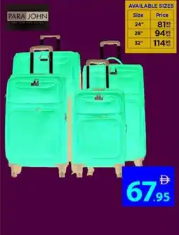 Ajman Market Para john soft trolley 4 wheel offer