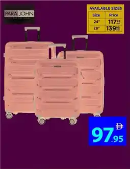 Ajman Market Para john 4 wheels PP trolley offer