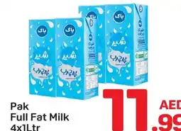Day To Day Pak full fat milk offer