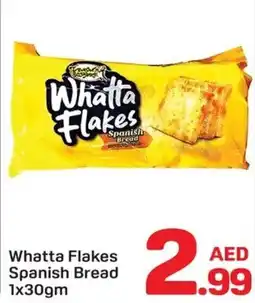 Day To Day Whatta Flakes Spanish bread offer