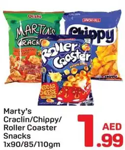 Day To Day Marty's Craclin/Chippy/ Roller Coaster Snacks offer
