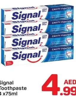 Day To Day Signal Toothpaste offer