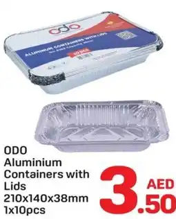 Day To Day ODO Aluminium Containers with lids offer