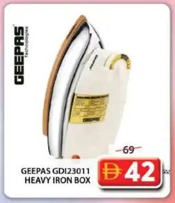 Grand Hyper Market GEEPAS Ironbox offer