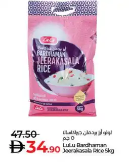 Lulu Hypermarket LULU Jeerakasala Rice offer