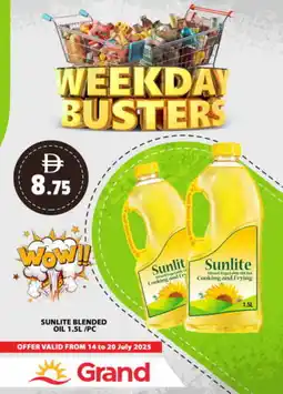 Grand Hyper Market SUNLITE Cooking Oil offer