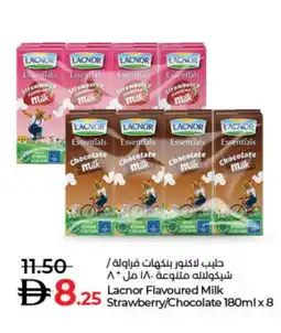 Lulu Hypermarket LACNOR Flavoured Milk offer