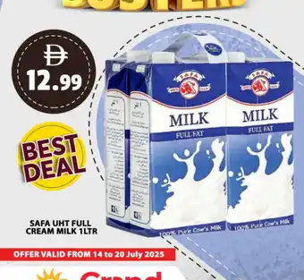 Grand Hyper Market SAFA Full Cream Milk offer