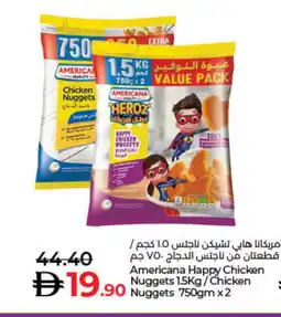 Lulu Hypermarket AMERICANA Chicken Nuggets offer