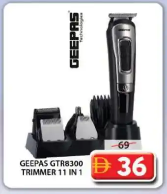 Grand Hyper Market GEEPAS Remover / Trimmer / Shaver offer