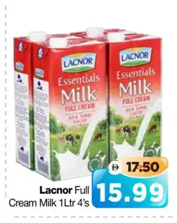 Al Madina Hypermarket LACNOR Full Cream Milk offer