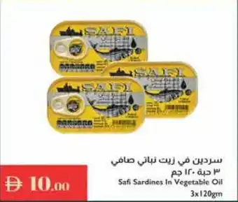 Istanbul Supermarket Safi Sardines In Vegetable Oil offer
