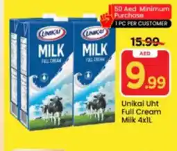 Mark & Save Unikai uht full cream milk offer