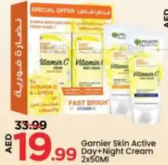 Mark & Save Garnier Skin Active Day + Night Cream offer