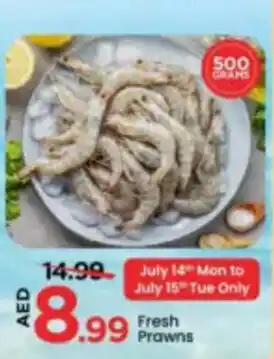 Mark & Save Fresh Prawns offer