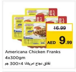 Nesto AMERICANA Chicken Franks offer