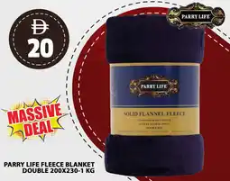 Grand Hyper Market Parry life fleece blanket double offer