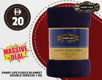 Grand Hyper Market Parry life fleece blanket double offer
