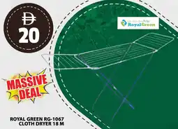 Grand Hyper Market Royal green RG-1067 cloth dryer offer