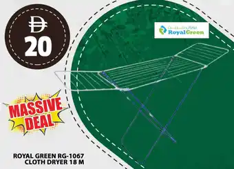 Grand Hyper Market Royal green RG-1067 cloth dryer offer
