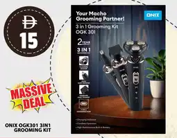 Grand Hyper Market Onix OGK301 3 in 1 grooming kit offer