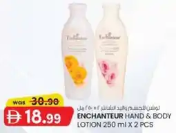 KM Trading Enchanteur Hand & Body Lotion offer