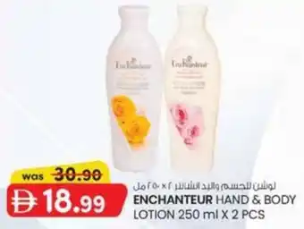KM Trading Enchanteur Hand & Body Lotion offer