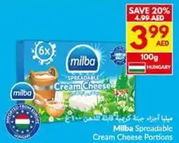 Viva Milba Spreadable Cream Cheese Portions offer
