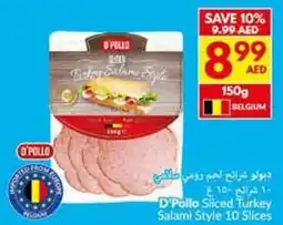 Viva D'Pollo Sliced Turkey Salami Style offer