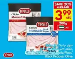 Viva D'Pollo Chicken Mortadella Plain / Black Pepper / Olive offer
