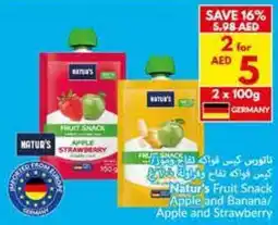 Viva Natur's Fruit Snack Apple and Banana / Apple and Strawberry offer