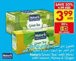 Viva Natur's Green Tea / with Mint / with Lemon, Honey & Ginger offer