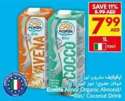 Viva Ecolife Alinor Organic Almond/ Oat/ Coconut Drink offer