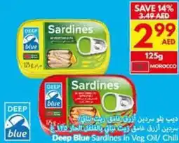 Viva Deep Blue Sardines in Veg Oil/ Chili offer