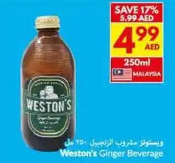 Viva Weston's Ginger Beverage offer