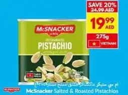 Viva McSnacker Salted & Roasted Pistachios offer