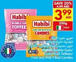 Viva Habibi Bubble Gurn/ Cola/Fruit Toffees/ Fruit and Milk Filled Candies offer