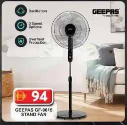 Grand Hyper Market GEEPAS Fan offer
