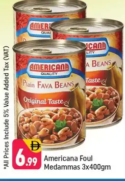Shaklan AMERICANA Fava Beans offer