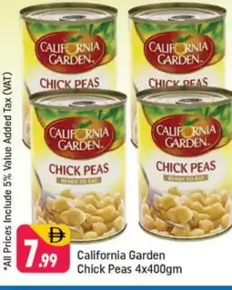 Shaklan CALIFORNIA GARDEN Chick Peas offer
