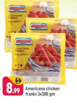 Shaklan AMERICANA Chicken Franks offer