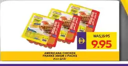 Megamart AMERICANA Chicken Sausage offer