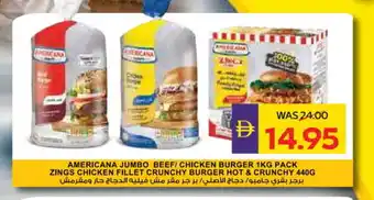Megamart AMERICANA Chicken Burger offer